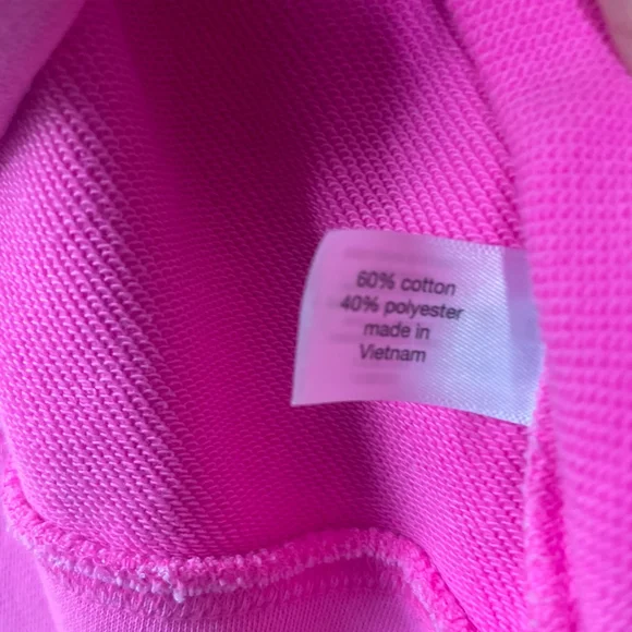 LIVI for Lane Bryant V-neck bright pink pullover sweatshirt size 22/24 - Picture 7 of 8